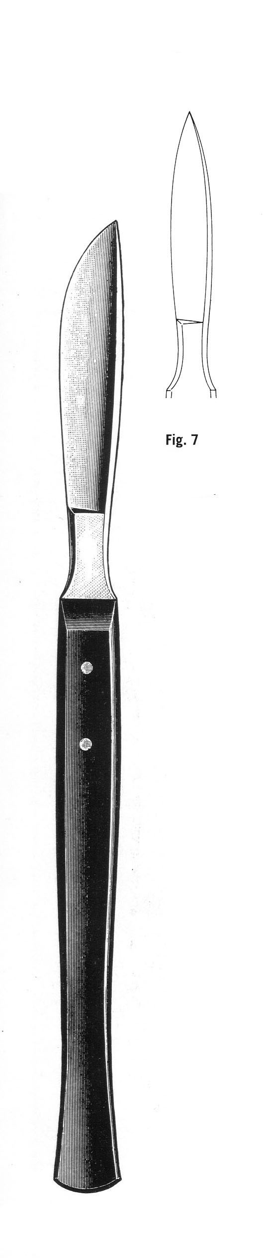 TENETOMİ BIÇAĞI FİBER SAPLI 16,5CM